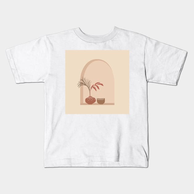 Marrakech Vibes #minimalism #digitalart Kids T-Shirt by NJORDUR